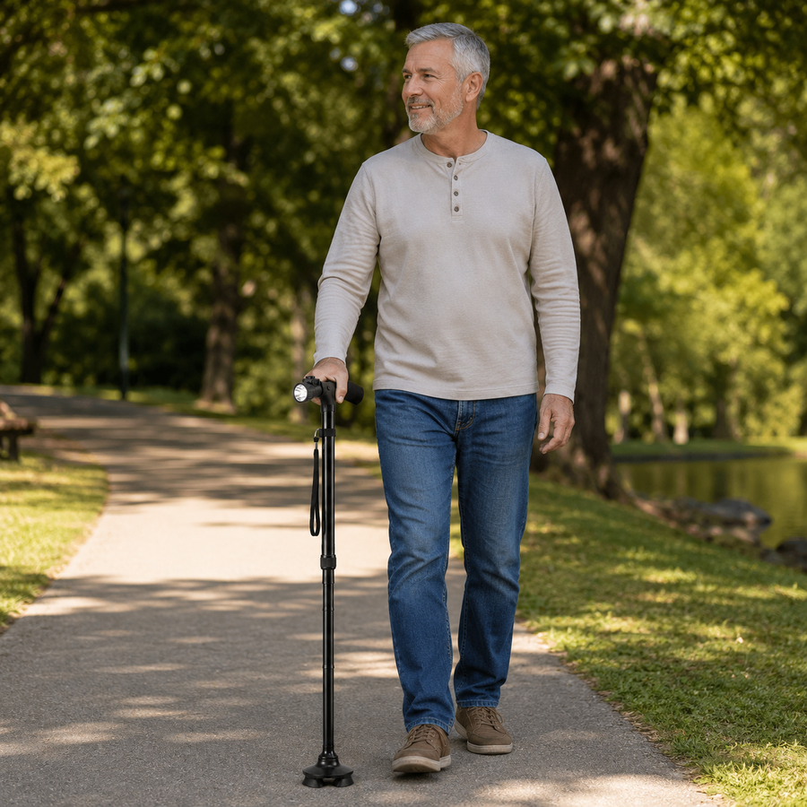 Trust Hive™ Foldable Cane with Light