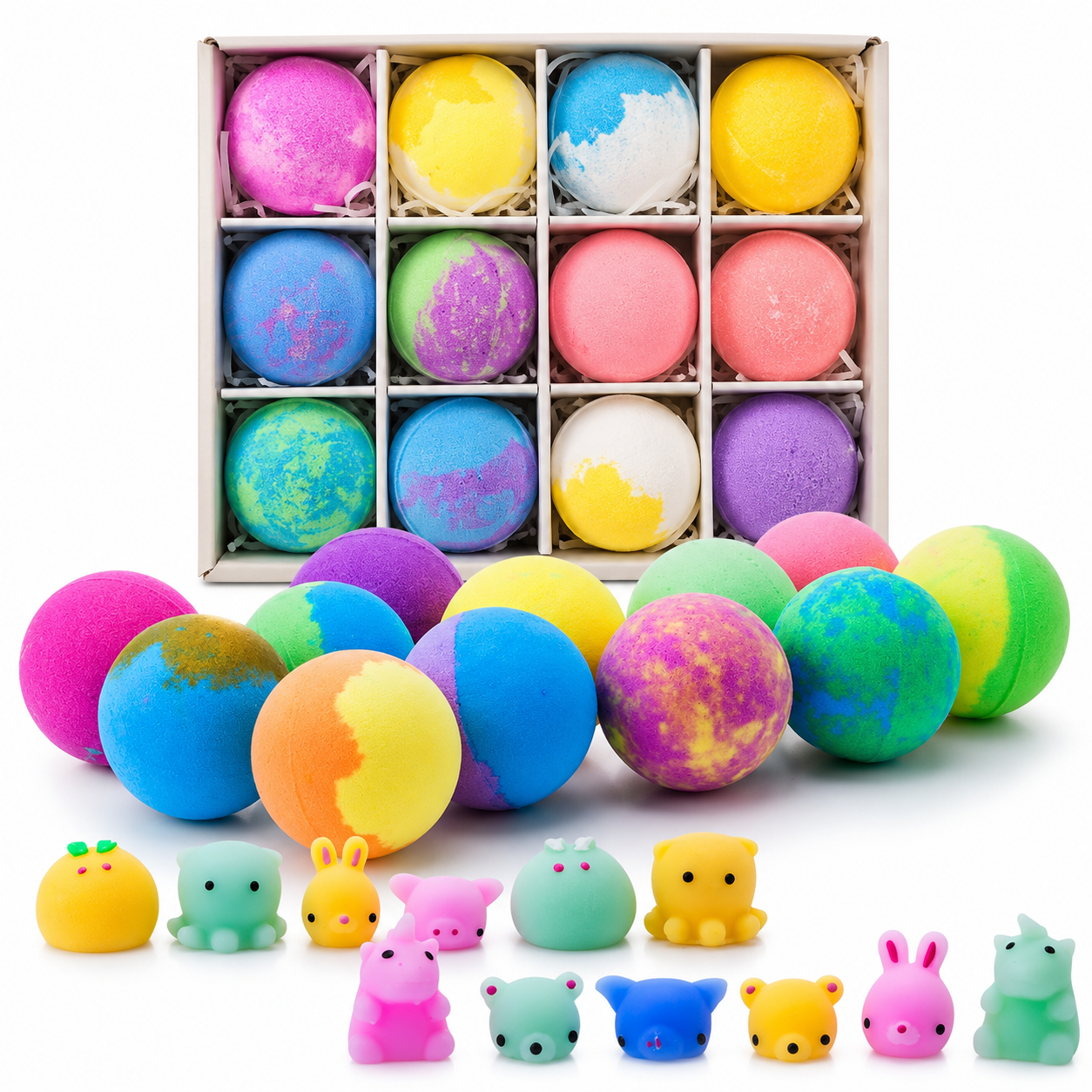 Bath Bombs for Kids with Toys