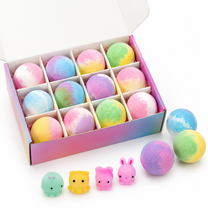 Bath Bombs for Kids with Toys