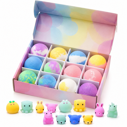 Bath Bombs for Kids with Toys