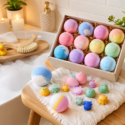 Bath Bombs for Kids with Toys