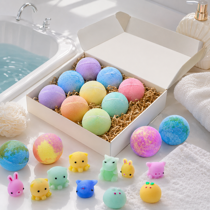 Bath Bombs for Kids with Toys